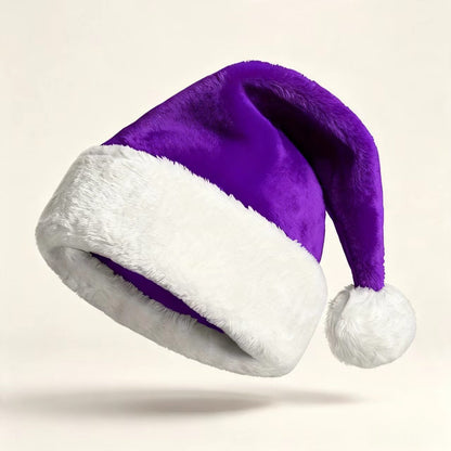 Bonnet de Noël brodé – Violet