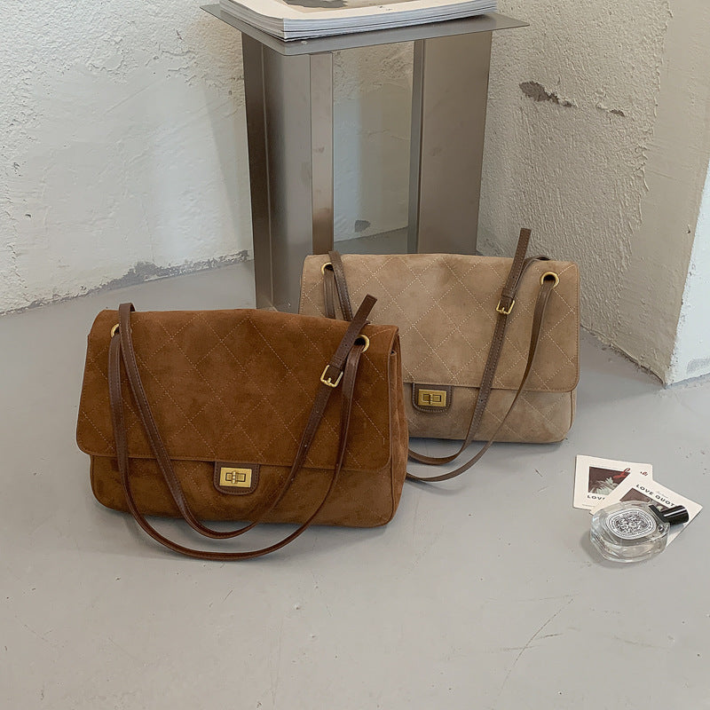 Sac hobo en cuir de vache – Marron