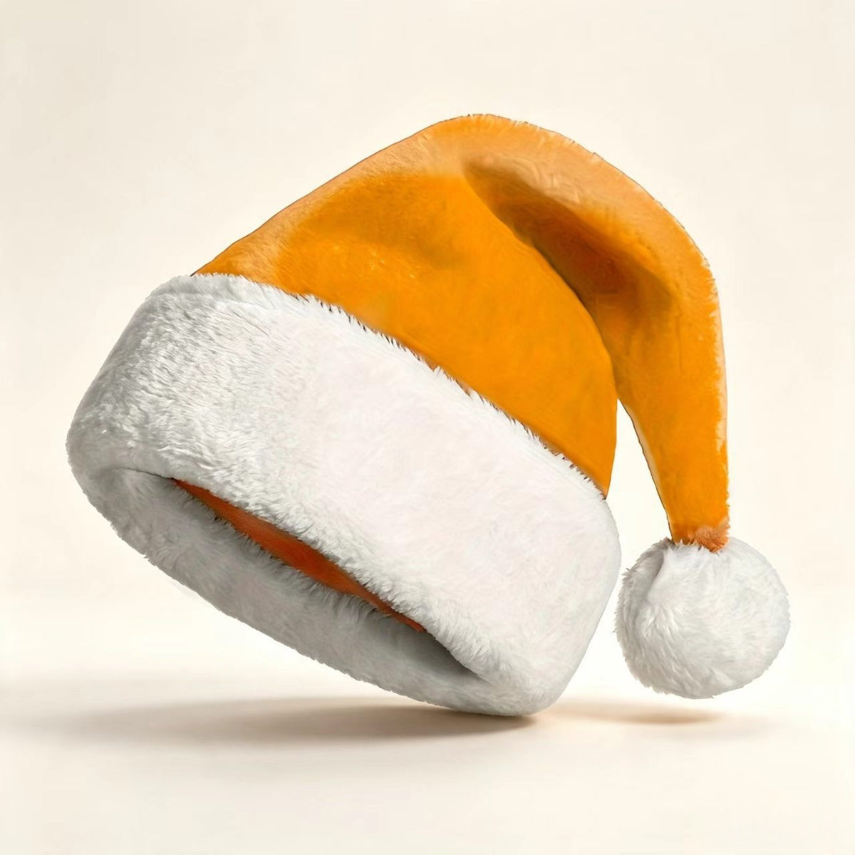 Bonnet de Noël brodé – Jaune