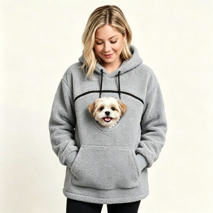 Sweat à capuche chaud – Gris