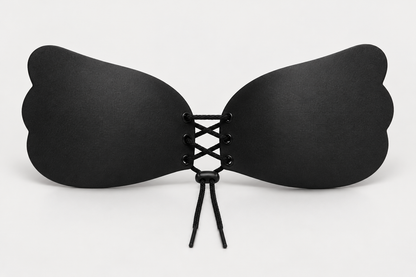 Bloodnew – Soutien-gorge adhésif sans bretelles push-up – Invisible – Noir – hero