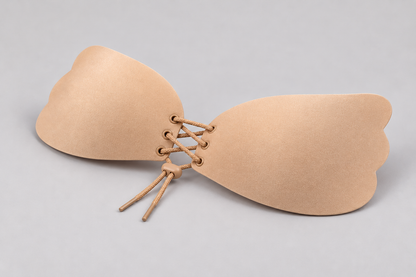 Bloodnew – Soutien-gorge adhésif sans bretelles push-up – Invisible – Nude – detail