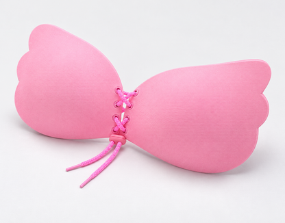 Bloodnew – Soutien-gorge adhésif sans bretelles push-up – Invisible – Rose – detail