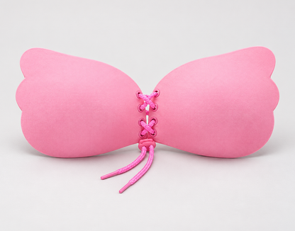 Bloodnew – Soutien-gorge adhésif sans bretelles push-up – Invisible – Rose – hero