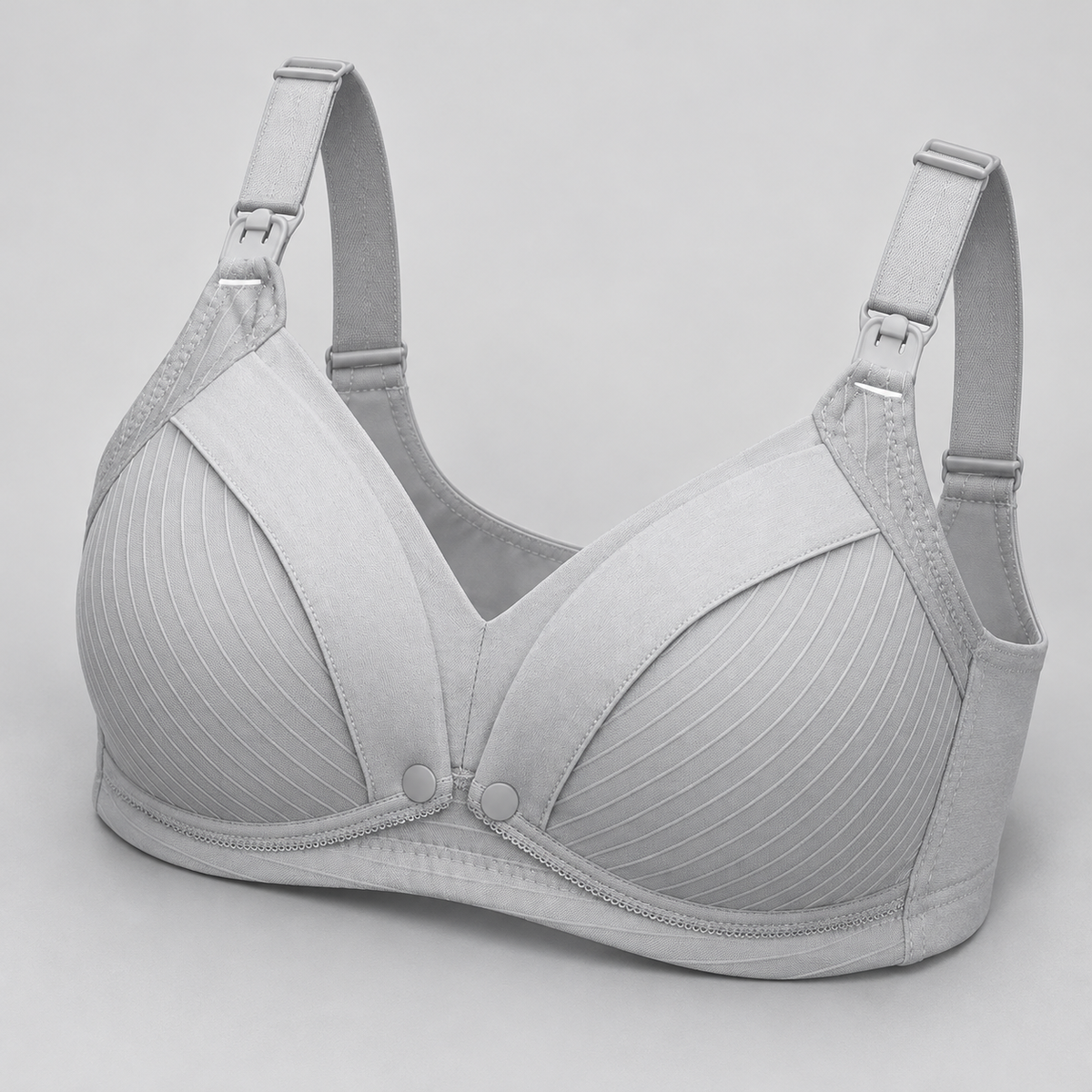 Bloodnew – Soutien-gorge d'allaitement confort – Gris – detail