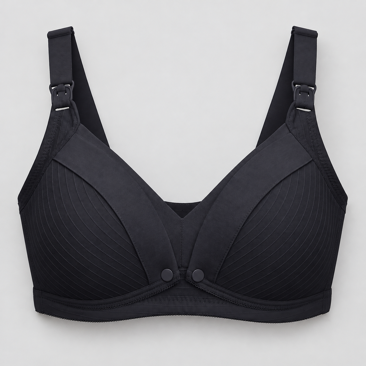 Bloodnew – Soutien-gorge d'allaitement confort – Noir – hero