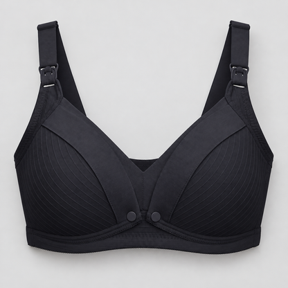 Bloodnew – Soutien-gorge d'allaitement confort – Noir – hero