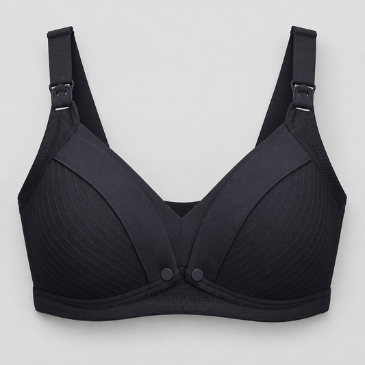 Bloodnew – Soutien-gorge d'allaitement confort – Noir – hero