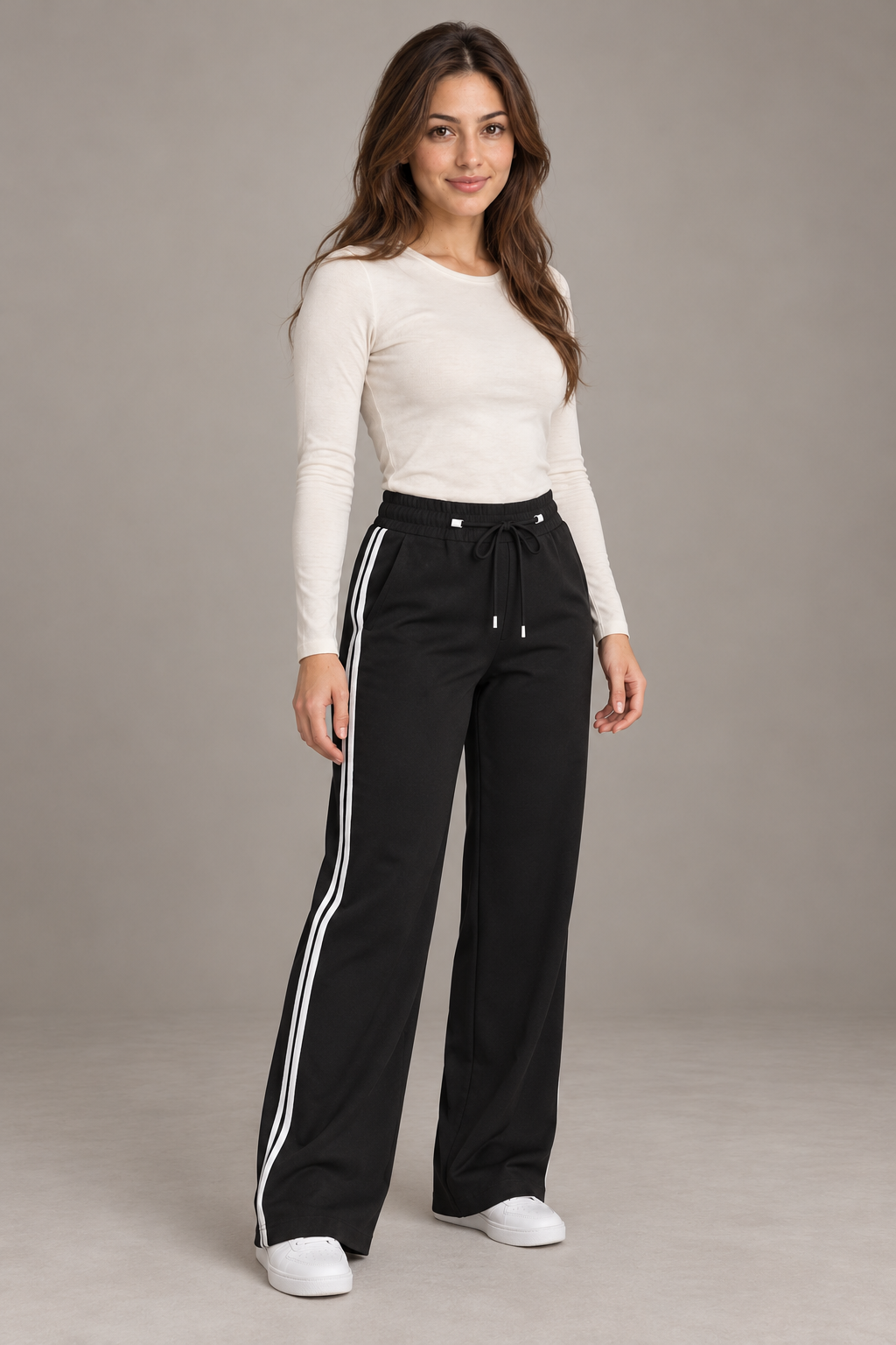 Bloodnew – Pantalon large décontracté – Noir – full
