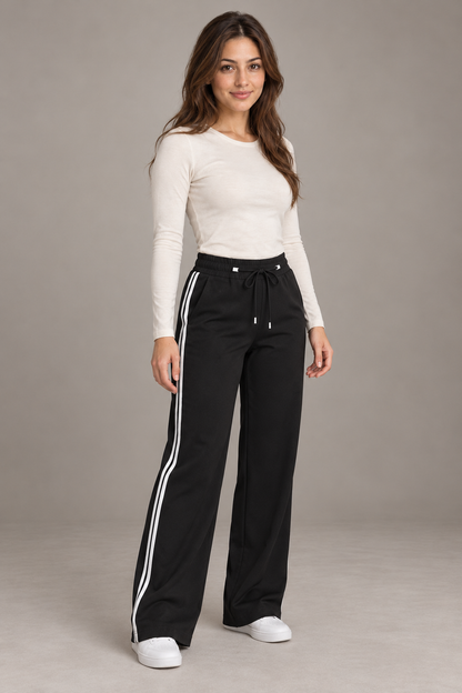 Bloodnew – Pantalon large décontracté – Noir – full
