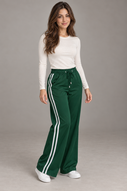 Bloodnew – Pantalon large décontracté – Vert – full