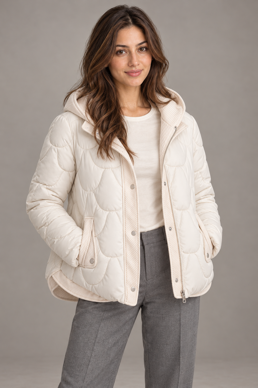 Manteau matelassé à capuche