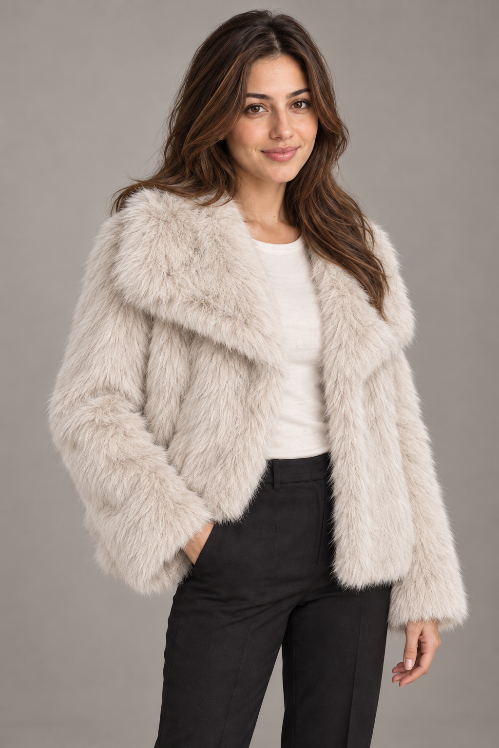 Bloodnew – Fourrure – Beige – close