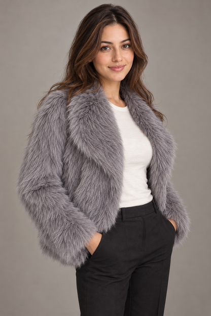 Bloodnew – Fourrure – Gris – close