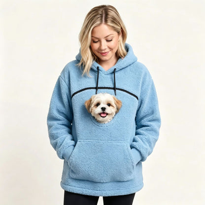 Sweat à capuche chaud – Bleu ciel