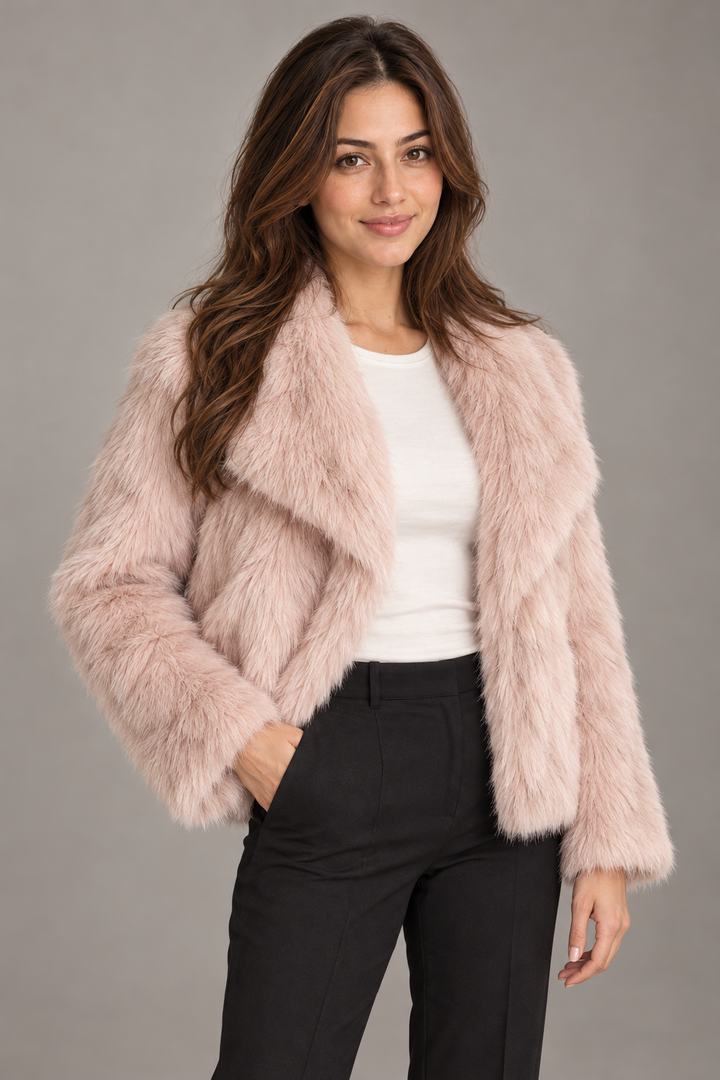 Bloodnew – Fourrure – Rose – close