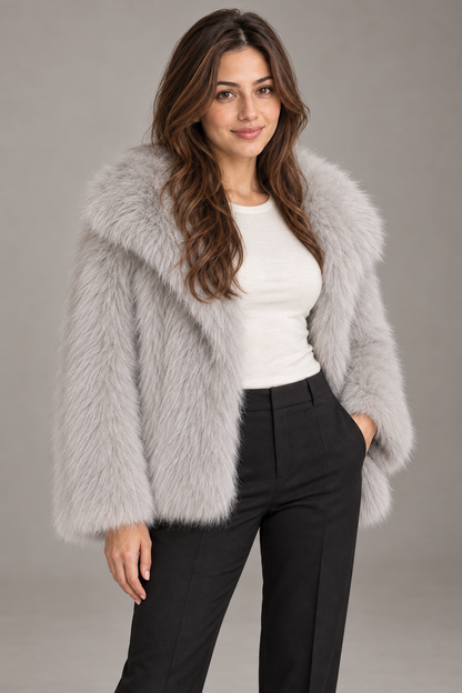 Bloodnew – Fourrure – Gris clair – close