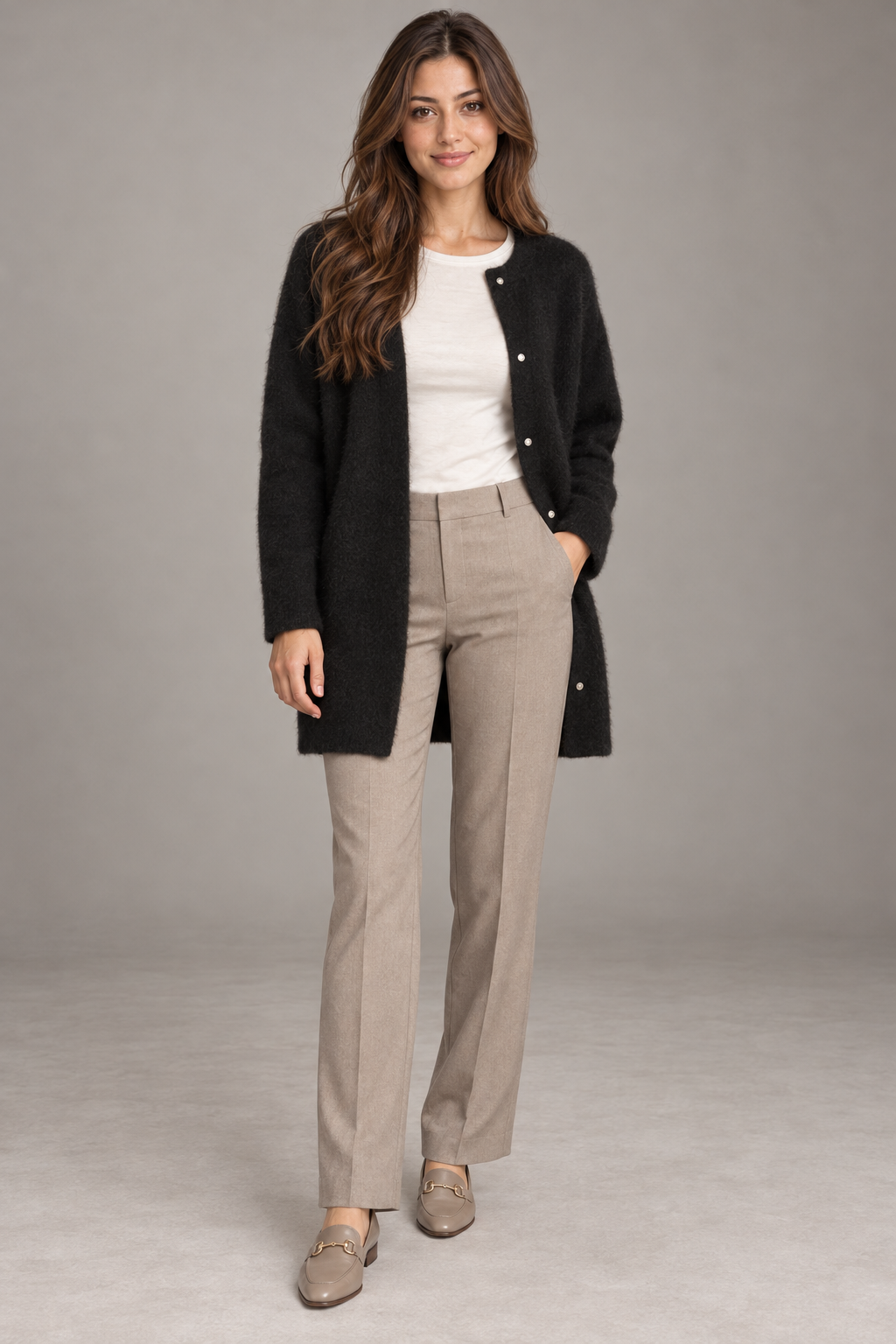 Bloodnew – Gilet boutonné – Noir – full