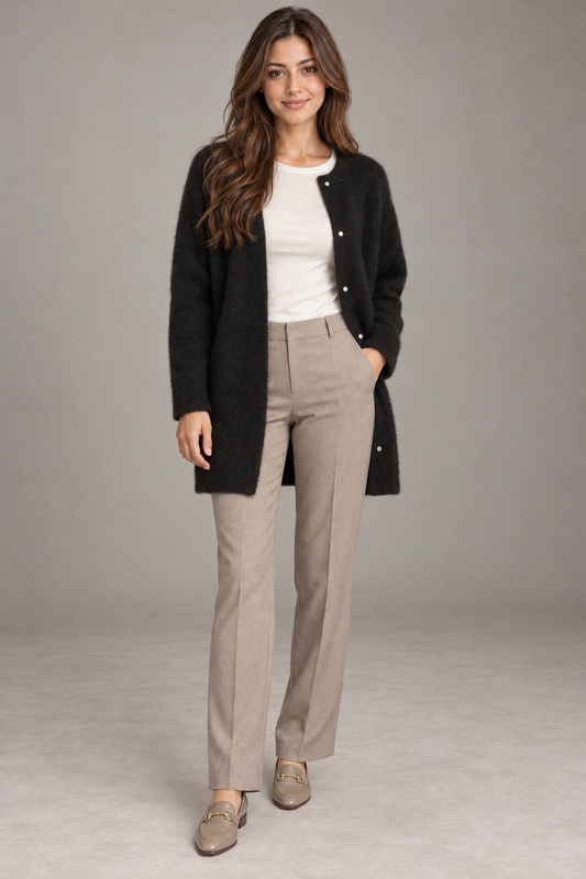 Bloodnew – Gilet boutonné – Noir – full