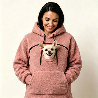 Sweat à capuche chaud – Rose